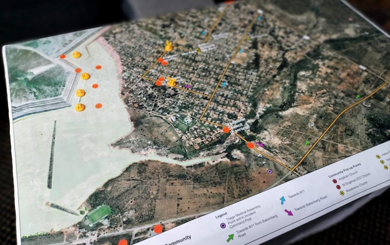 Image of Review and Update of the Community Emergency Preparedness and Response Plan - Anglo American Platinum Mogalakwena Complex, Pre-drill Briefing Workshop